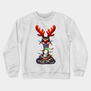 Christmas Red Nose Snake Crewneck Sweatshirt